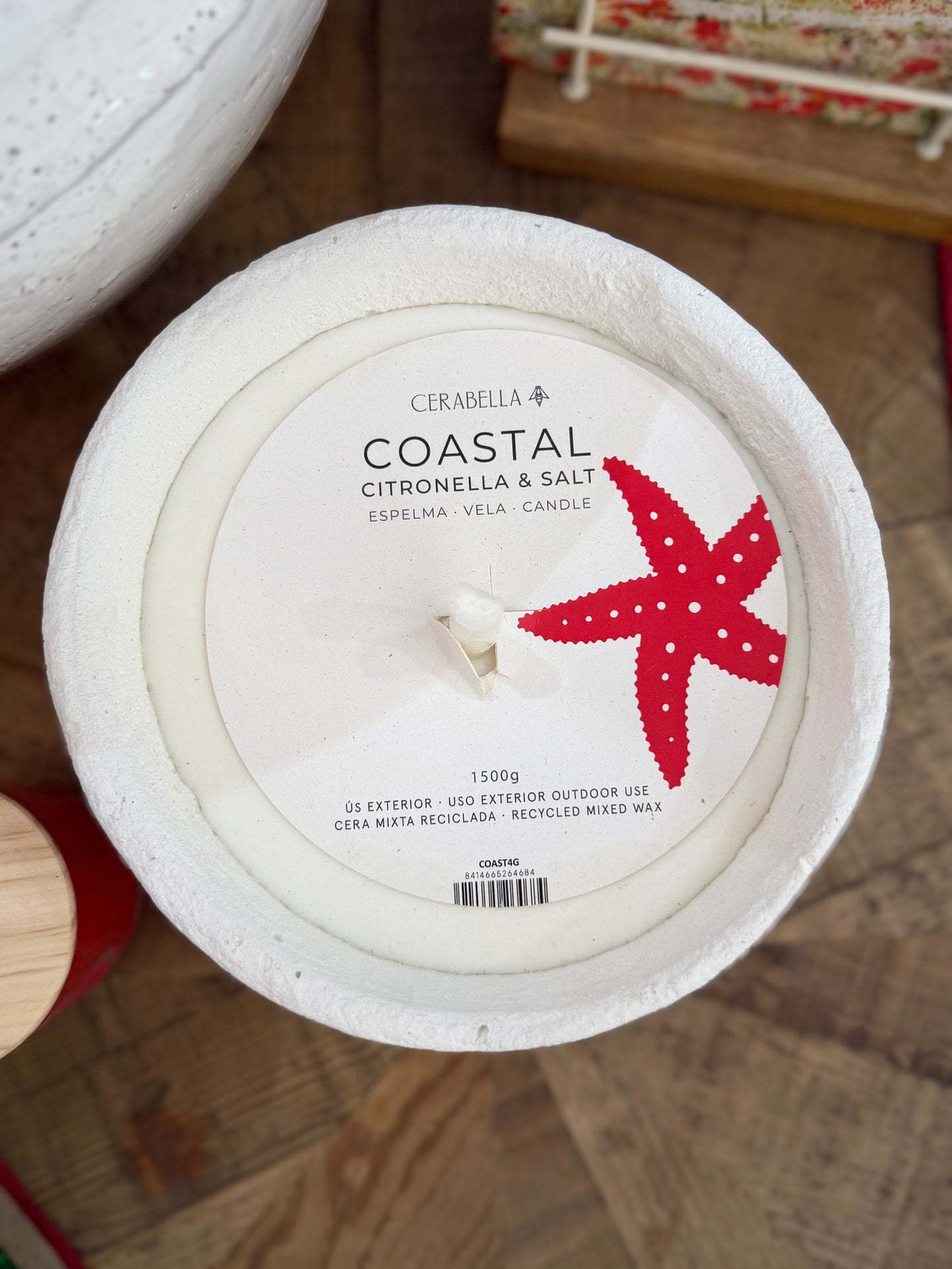 Vela de citronela estrella de Mar