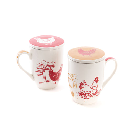 Taza con filtro para te