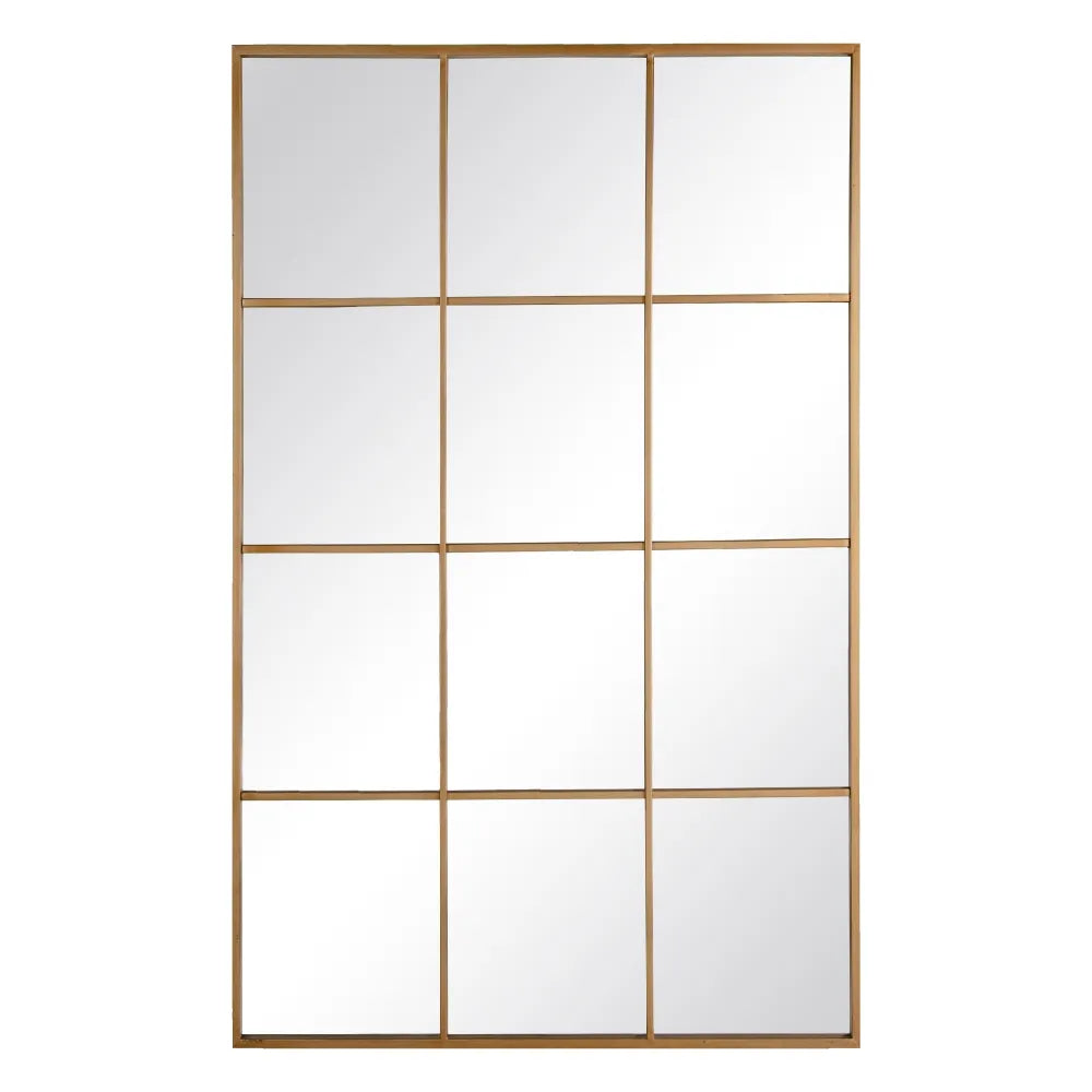 Espejo ventana oro