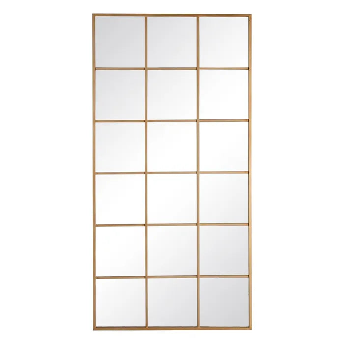 Espejo ventana oro