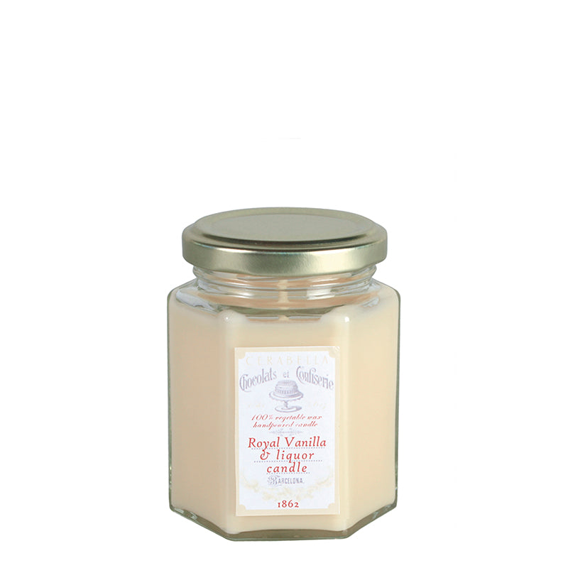Vela perfumada 100% vegetal Royal Vanilla & liquor