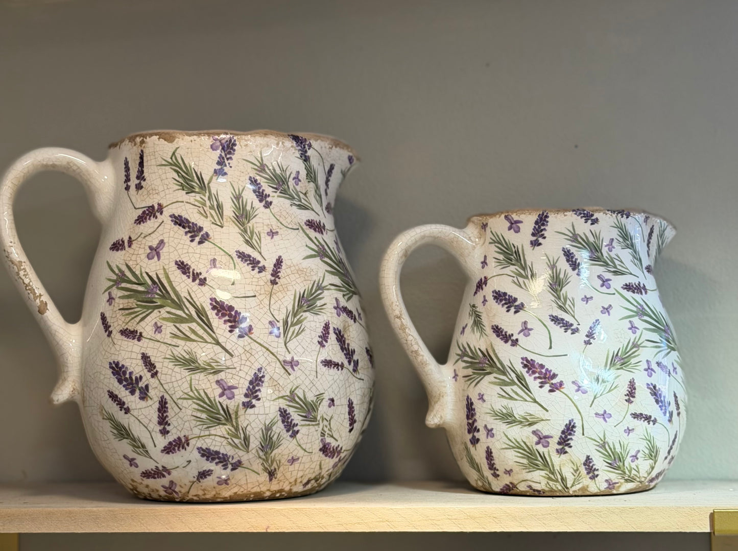 Jarra decorativa lavanda