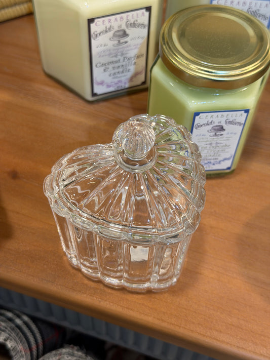 Cajita corazón vidrio