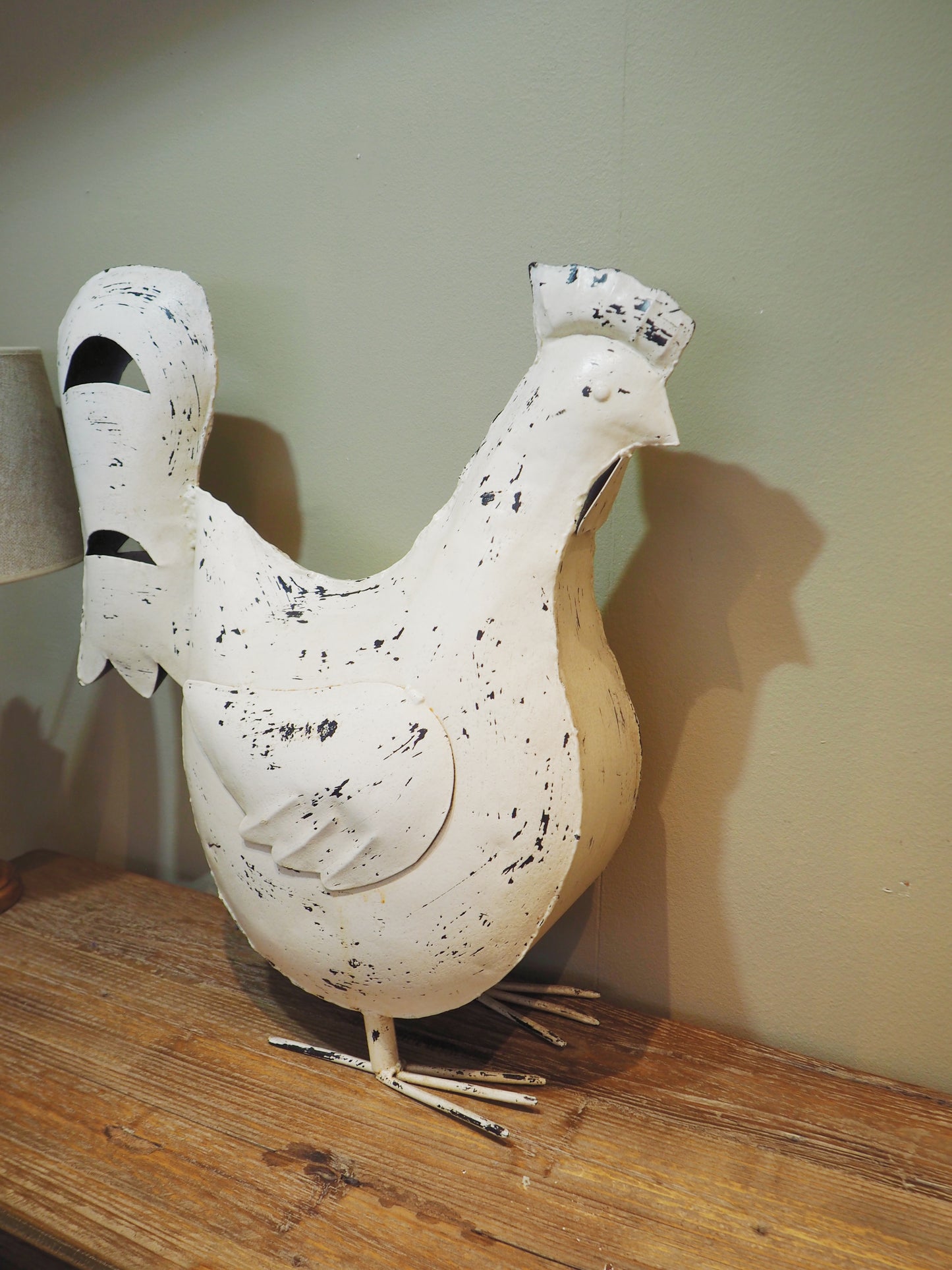 Figura decorativa gallina