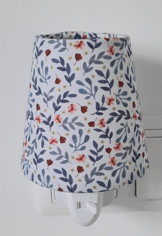Lamparita "flores azul"