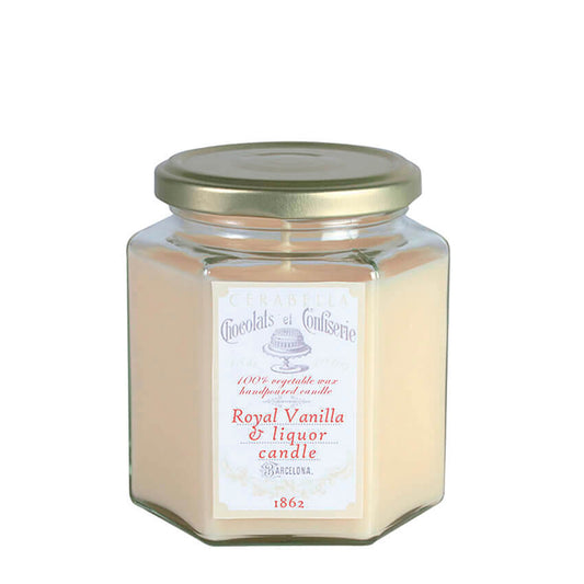 Vela perfumada 100% vegetal Royal Vanilla & liquor